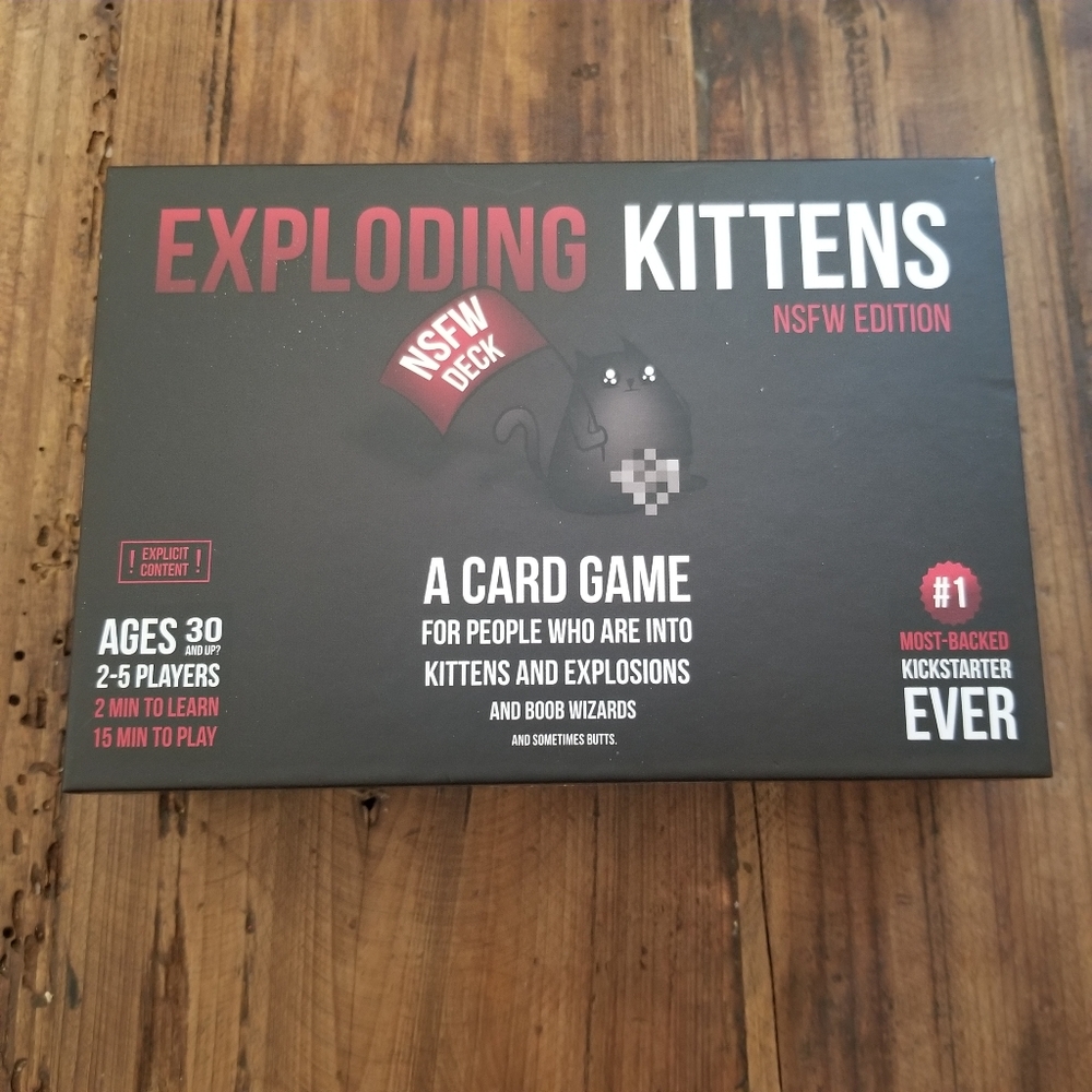 EXPLODING KITTENS NSFW EDITION DECK